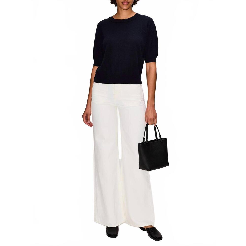 NEW NILI LOTAN florence jeans in ivory